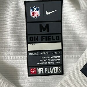 Kids White and Blue Football Jersey